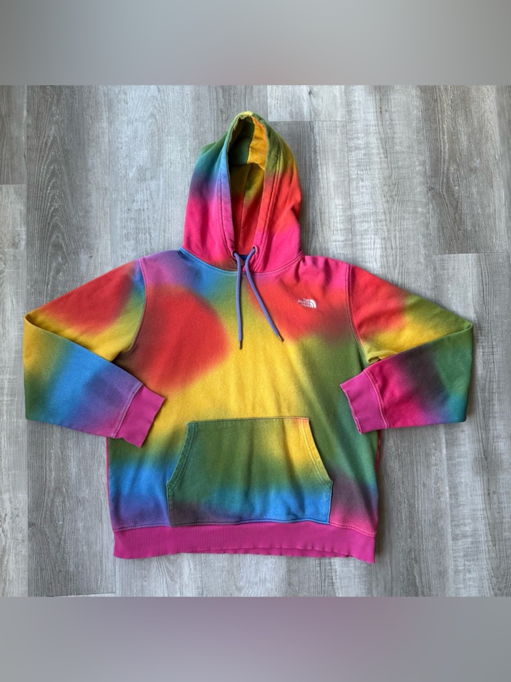 The North Face Tie-Dye Rainbow Pullover Hoodie